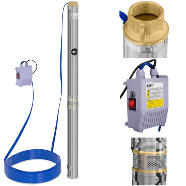 Nedsänkbar pump för djupt brunn MSW 10800 l / timme upp till 96 m