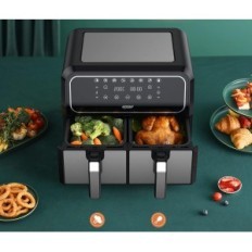 Divric Fryer Innsky yra-AF008, 1700W, 4L + 4L, iki 200 m, 8 programos