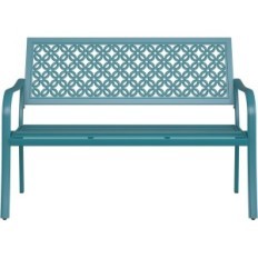 Garden Bench Grand Patio līdz 300 kg, 125 * 86 * 51cm, zils, lietots