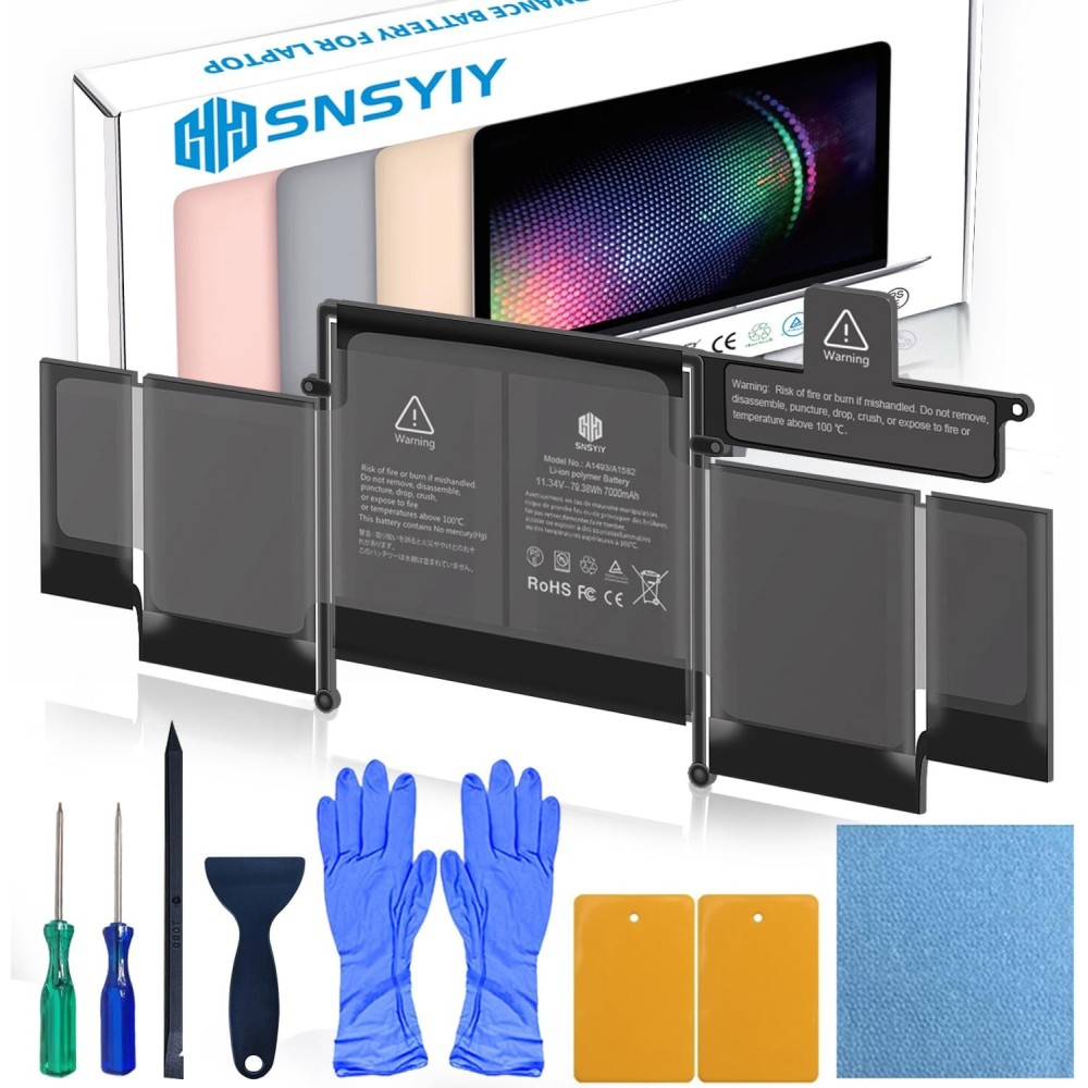 Snsiy a1493 aku sülearvuti MacBook, 7000 mag, 11.34 V, 79,4 WH