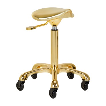 Gabbiano Fine Gold Friseurstuhl — Vorderansicht