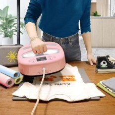 Thermische druk op Callogy CHP2302 10 "X10" Shirts, verwarming tot 210 ° C