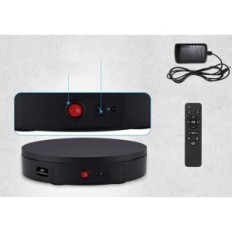 Baoshishan SC-100 roterende stativ, opptil 100 kg, 360 °, 30 cm, svart