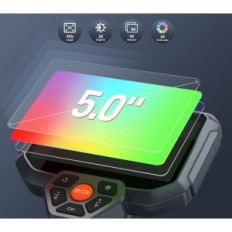 Depust ds590 endoskopinis fotoaparatas su apšvietimu, 5 '' ips, 7.9mm, 1080p