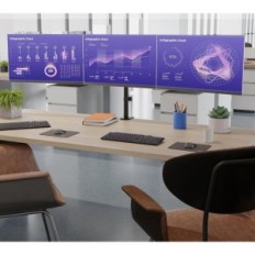 Representar três monitores Bontec MDM003, 13-24 '', até 10 kg, exposição