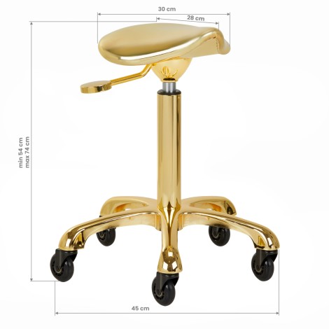 Gabbiano Fine Gold székhinta — elölnézet