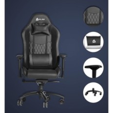 Gaming armchair Klim Esports up to 150 kg, black