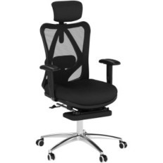 Sihoo M18 bureaustoel met voetsteun, 72D x 68,5s x 130h, zwart