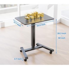 Datorbord Bontec MWS03, 17,7 "2. x 25.6" SZ. x 28,3 "Höjd, svart