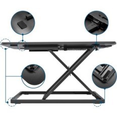 Tietokoneen työpöytä BONTEC MD03-V02 67x47cm, jopa 8 kg, musta