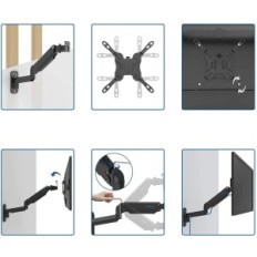 Držák monitoru BONTEC GWM01, 13-42 '', Wall, VESA 200/100/75, použitý