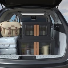 Plastová haixin 32 l úložný box, 6 ks, černá