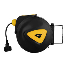 Roller Automatický kabel stěnový buben s příliskem AC230V / 10A / 50Hz Délka zásuvky 11.5m
