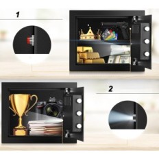 Tiskgg Ασφαλής με πυρίμαχο τσάντα για 30x31x37cm 30L έγγραφα, που χρησιμοποιούνται