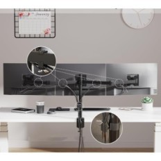 Used stand for three bontec MDM003 monitors, 13-24 '', up to 10 kg