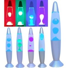 Magma Liquid Motion Lamp lamp lamp, 7 colors, 33 cm, Used