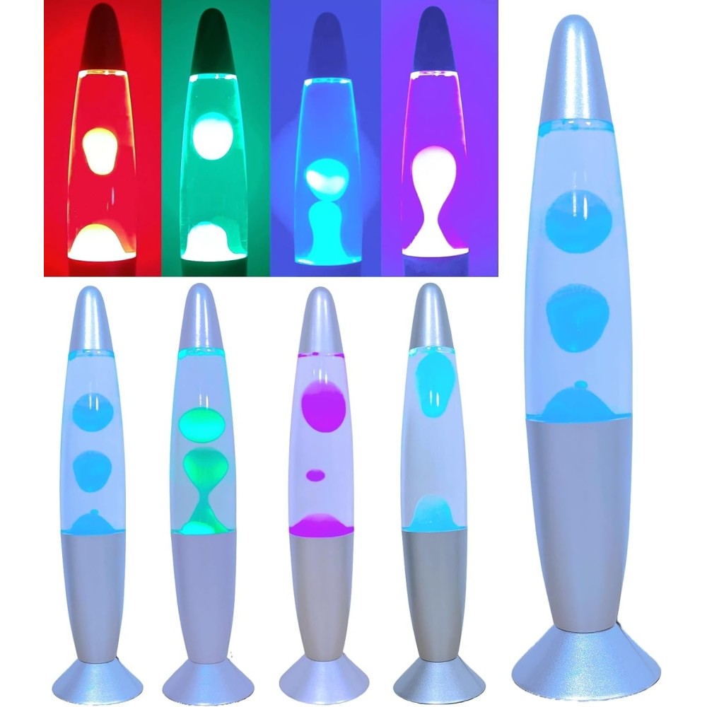Magma tekutý pohyb lampy lampy, 7 barvy, 33 cm, použitý