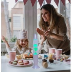 Magma vedela liikumise lamp lamp lamp, 7 värvi, 33 cm, kasutatud