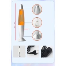 Lampa na lampu MAGMA LAMP, 7 farieb, 33 cm