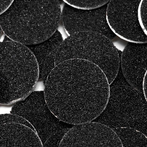 EXO Poddisk Schleifpad 20 mm Durchmesser, 100 Stück — Detailaufnahme Oberfläche