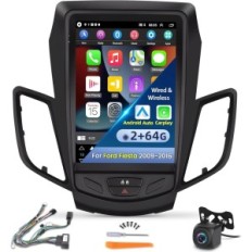 Autoradio con Android Nhopeew 9,7 "per Ford Fiesta, Mostra