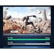 HDMI GeoHN.G FIBBR 8K kábel, HDMI 2.1, 15 m, 48 Gbps, HDCP 2.3 eARC