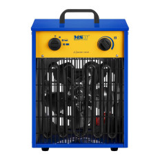 Bouwventilator voor het drogen van muren van rechthoekige gips 400v 9000w