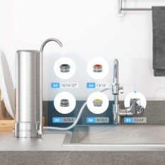 Waterdrop WD-CTF-01 Waterval Waterfilter, 8000 gallons, gebruikt