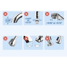 Waterdrop WD-CTF-01 Waterfall Water Filter, 8000 gallonit, mida kasutatakse