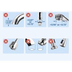 WATERDROP WD-CTF-01 Slap Water Filter, 8000 galon, uporabljeni