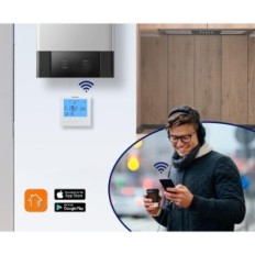 Termostat för BEK BOT-313 Gaspanna, från Amazon Alex och Google Home