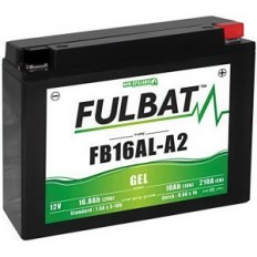 Gél akkumulátor Fulbat FB16AL- A2 Gel, vízálló, 16,8AH, 210AMP, használt