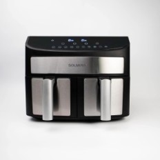 Frytownica bezolejowa Solmira, dwukomorowa, duża 8 l, 1700 W, Używany