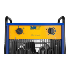 Bouwventilator voor het drogen van muren van rechthoekige gips 400V 15.000W