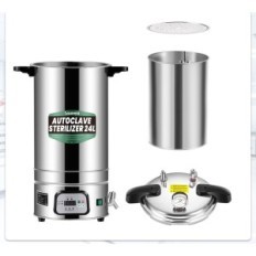 Autoclave Huanyu LHS-B 24L, esterilizador, 126-129C, 283x700mm