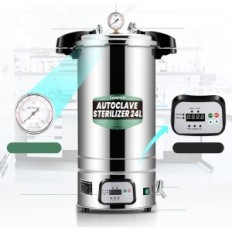 Autoclave Huanyu LHS-B 24L, αποστειρωτής, 126-129c, 283x700mm