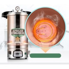 Autoklave Huanyu LHS-B 24L, Sterilizer, 126-129C, 283x700mm