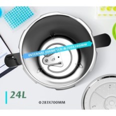 Autoclave Huanyu LHS-B 24L, αποστειρωτής, 126-129c, 283x700mm