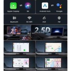 AVLEET RC07, 9 '' auto ekraan Carplay ja Android-autoga Siri / Bluetooth-st