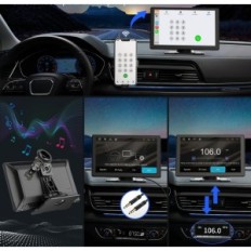 Avlet RC07, 9 'zaslon automobila s Carplay i Android automobilom iz Siri / Bluetooth