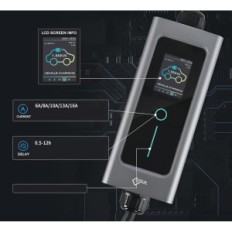 Evieun EV Keevam2 Serie de cable tipo 2, 11 kW, trifásico, 6-16a, 5m