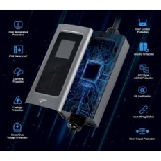 Evieun EV Keevam2 Série de cabos Tipo 2, 11 kW, 3-fase, 6-16a, 5m