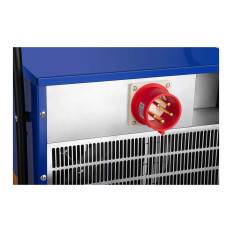 Calentador de sopladores de construcción para secar paredes de yeso rectangular 400V 22000W