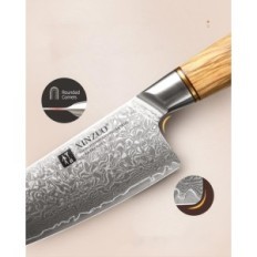 Conjunto de cuchillos Xinzuo, 8 piezas, 73 capas de acero Damasciano, profesional