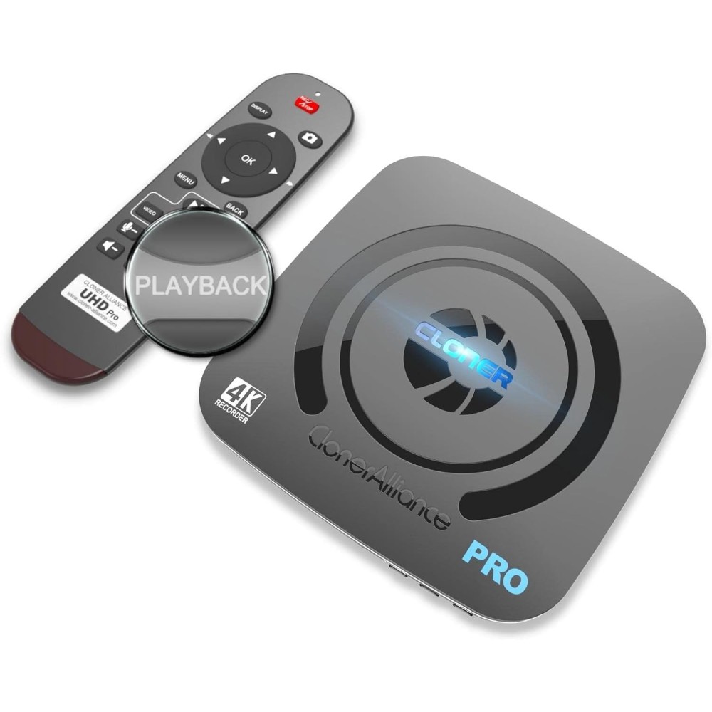 Video Recorder Cloneralliance CA-989UP 4K med codec H.265 / H.264