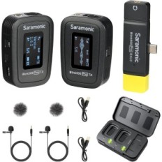 Saramonic BLINK500 Pro belaidis mikrofonas, TX + TX + RXUC, naudojamas