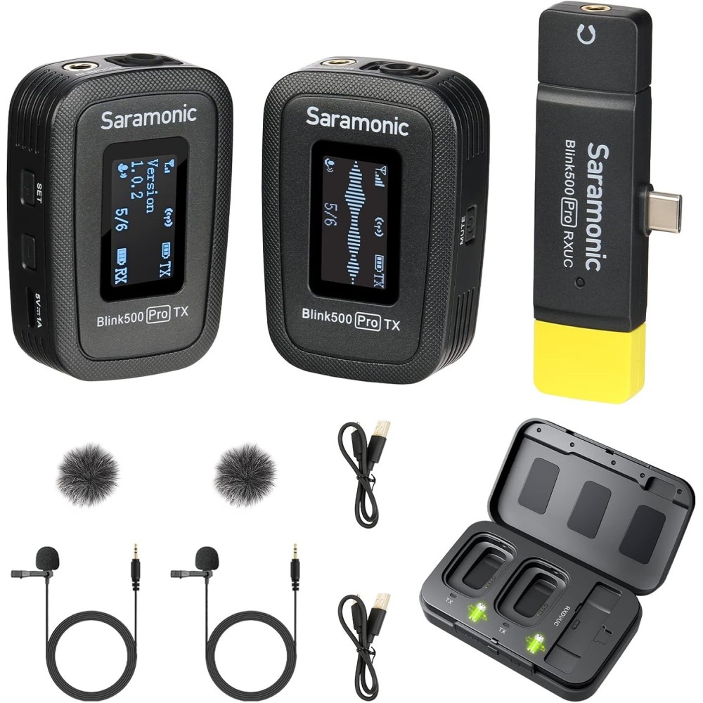 Saramonic Blink500 Pro Draadloze Microfoon, TX + TX + RXUL, gebruikt
