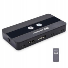 KVM kabelis Jautājums kontrolieris 201085-Blk HDMI, 4xusb 3.0 4k 60Hz, izstāde