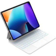 Slučaj s goojodoq tipkovnicom za ipad pro 12,9 '', QWERTY, WHITE