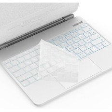 Case met Goojodoq-toetsenbord voor iPad Pro 12,9 '', qwerty, wit, gebruikt